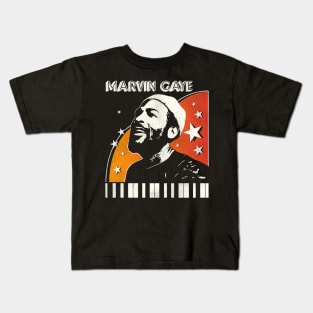 Marvin Gaye 70s Style Retro Kids T-Shirt